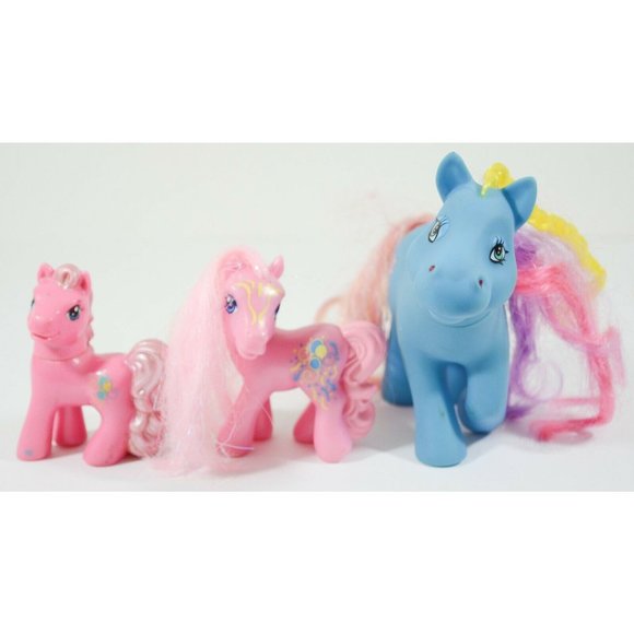 My Little Pony Lot of 11 Assorted Toy Figures + Purse + 7" Ty Pinkie Pie Plush - Picture 6 of 9